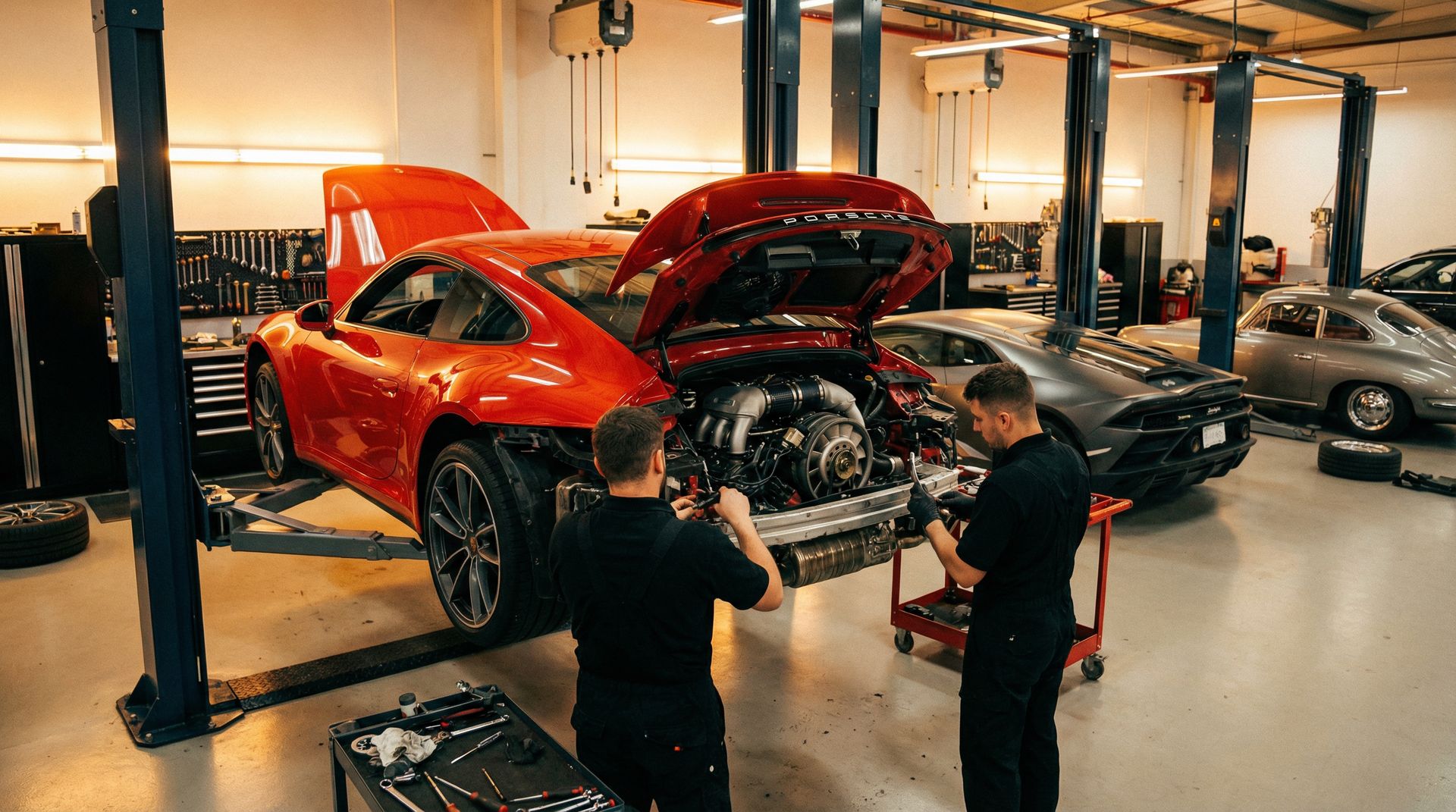 困困兔视频教程：保时捷911涡轮增压改装全过程实录